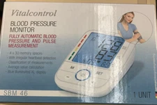 Vital Control SBM46 Blood Pressure Monitor Fully Automatic Blood Pressure &Pulse