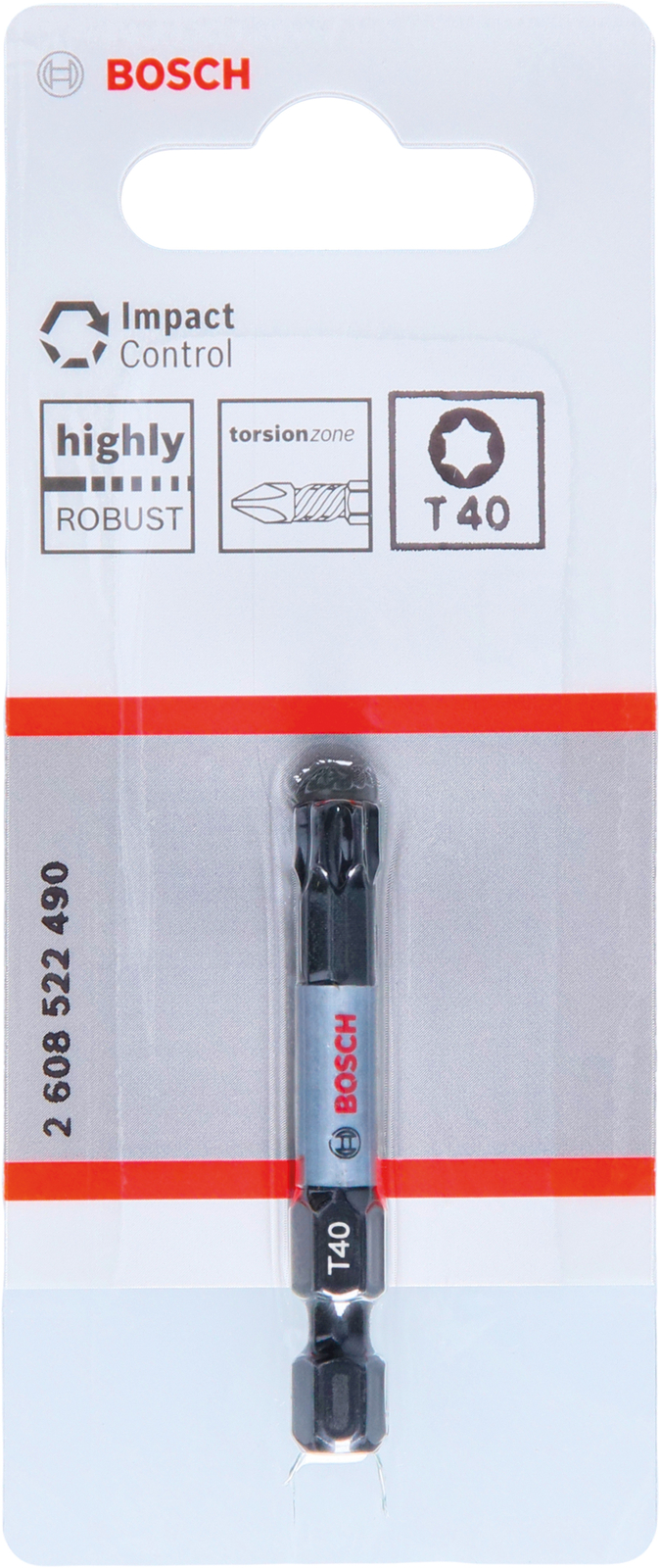 BOSCH 2608522490 Punta Di Alta Resistenza Impact Comando T40,1 Unità