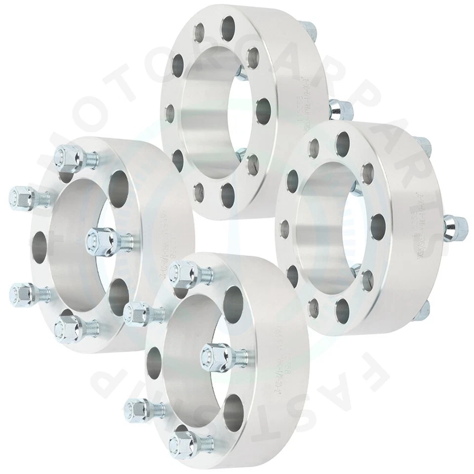 4 espaciadores de rueda 2" 5x5,5" 1/2" 5x139,7 para Ford Dodge Jeep CJ3 CJ5A CJ6A CJ7 Foto 3 de 4