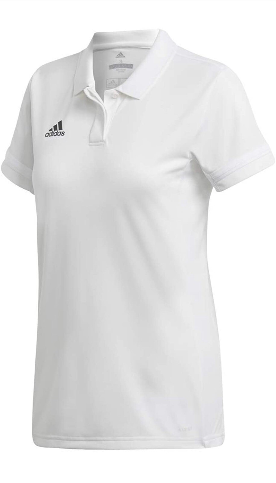 adidas Women's Team 19 Polo Shirt - White - 2XL