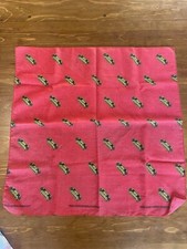 Vintage Jose Cuervo Bandana Red Yellow 1991