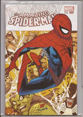AMAZING SPIDER-MAN #1 - EXCLUSIVE DF COVER BY GREG LAND - W/ DF COA