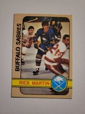 1972-73 Topps Hockey Card # 145 Rick Martin - Buffalo Sabers B7