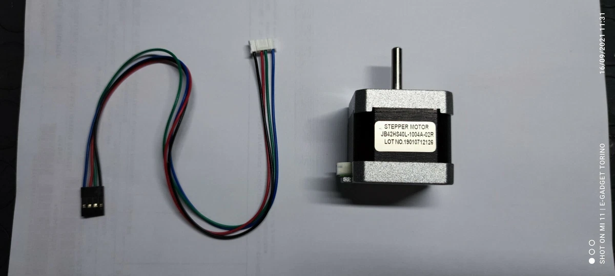 Stepper Motor 76 Oz/in Motore Passo-passo Nema17 Nuovo - 76 Oz/in