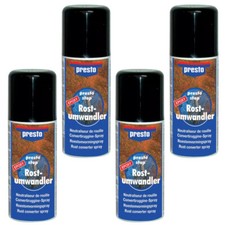 Epoxy Rostumwandler-Spray Presto Stop 4x 400ml Grundierung Rostschutz Epoxydharz