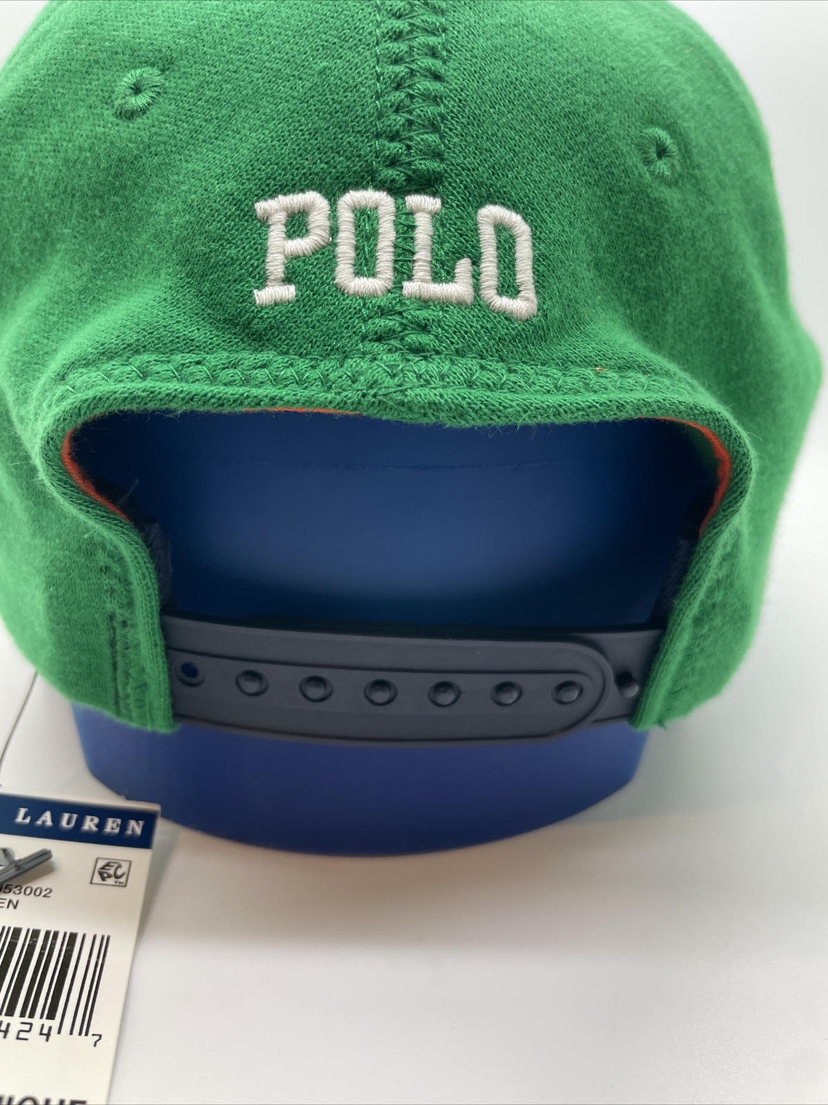 Polo Ralph Lauren 67 ATHL. DIV P-Wing Hat Cap Green Snapback NWT One Size