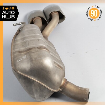 06-11 Mercedes W219 CLS55 CLS63 AMG Exhaust Muffler Dual Tips