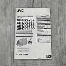 JVC GR-DVL767 367 365 160 Compact VHS-C Camcorder Manual Instructions Video Came