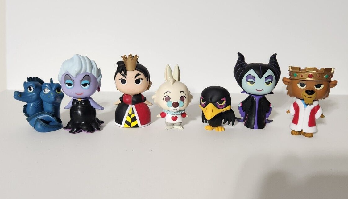 Funko Mystery Minis Disney Villains Companions Lot of