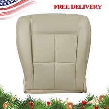 2007-2014 Lincoln Navigator Driver Side Bottom Perforated Leather Seat Cover Tan