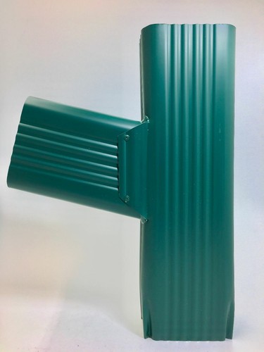 Downspout Gutter Y Connector 3x4 Standard Left - 23 Color Options - Picture 33 of 48
