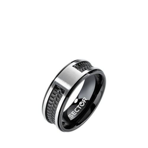 ANELLO SECTOR UOMO SACX06 ROW ACCIAIO CARBONIO MISURA 19 21 25 RING fascia  | eBay