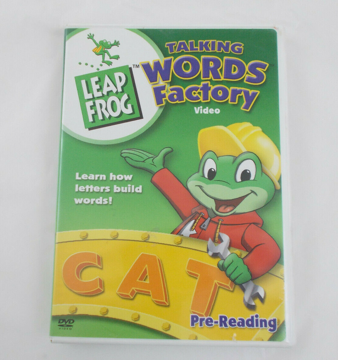 LEAP FROG Video TALKING WORDS FACTORY Pre Reading DVD 2003