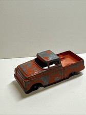 Vintage Tootsietoy Orange Pickup Truck – Die-Cast – Made in USA