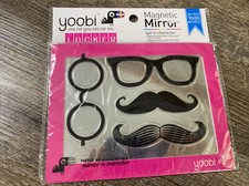 Yoobi Locker Mirror Mustache Pink Black Fun Back To School Accessory