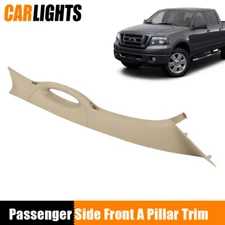 Fit For 2004-08 Ford F150 New Passenger Side Front A Pillar Trim Tan Handle 