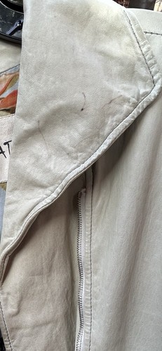 Giorgio Brato Women’s Distressed Opal Oyster Motorcycle Style Jkt Sz 44 US 10 - Picture 5 of 20
