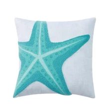 Starfish Decorative Pillow, 18" x 18", 