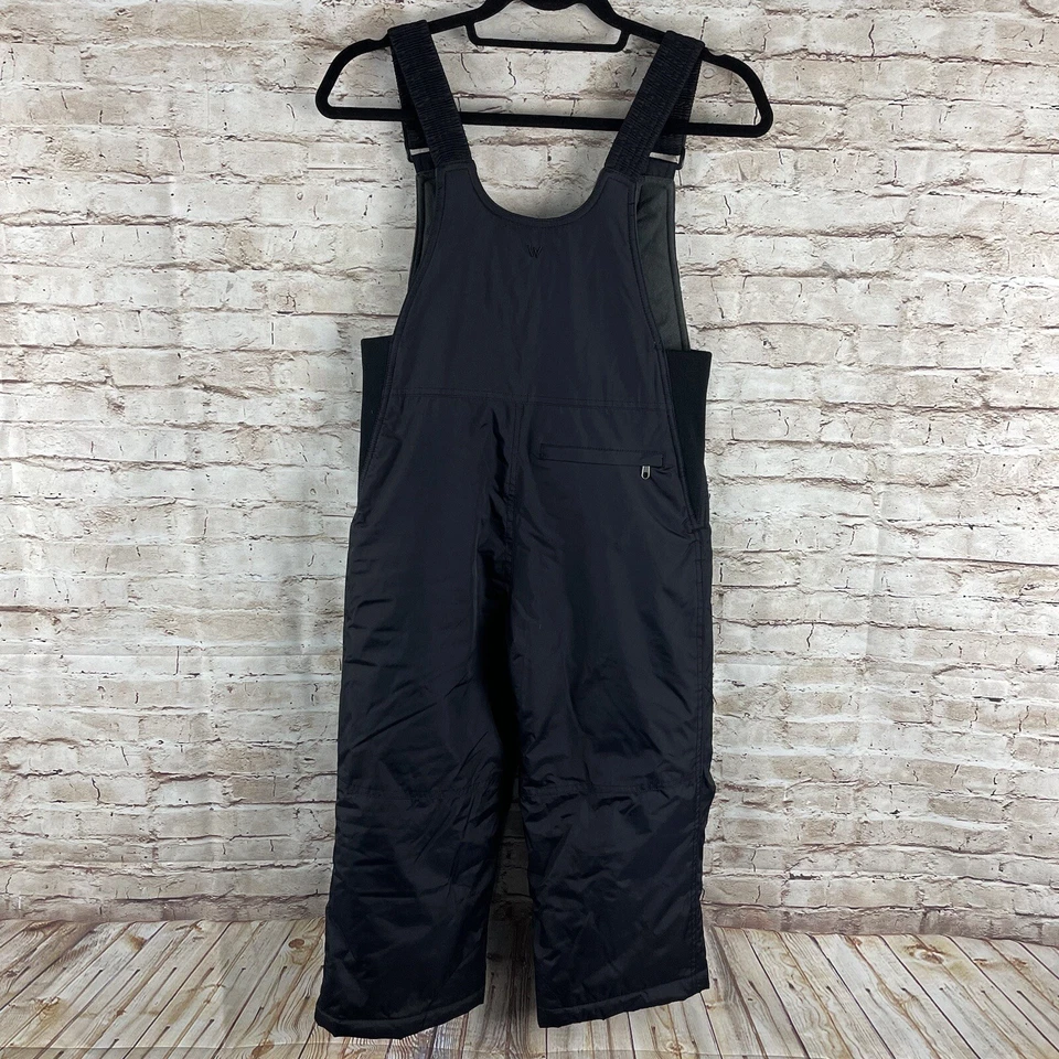 Blanco Sierra Babero Nieve Pantalones Talla XS Niños Niñas Negro Foto 3 de 4