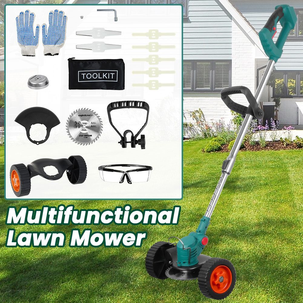 Electric Cordless Grass Trimmer Strimmer Garden Lawn Edger Cutter