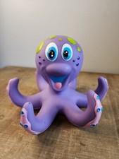 2010 NUBY Purple Octopus Bathing Floating Animal Toy