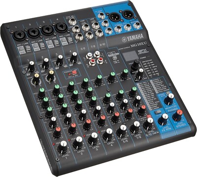 YAMAHA MG10XU 10-Channel USB Audio Mixer with SPX Effects & Interface Japan