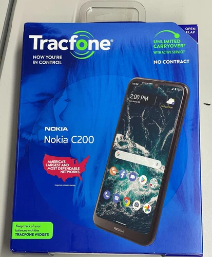 Tracfone Prepaid Nokia C200 4G 32GB CDMA Smartphone - Gray
