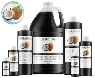 Black Coconut Fragrance Oil For Candle, Soap Making, Diffuser and Burners