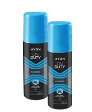 AVON ON DUTY DESODORANTE ROLL ON ANTI-TRANSPIRANTE UNISEX SET DE 2 PIEZAS avon 