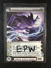 Chaotic TCG 3 Max EPW Dror'niq 33/100 ROTO 1st Ed Uncommon NM/LP