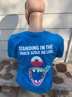 NEW Attention Kmart Shoppers Tee T shirt LARGE Fruit of the Loom Snack Aisle