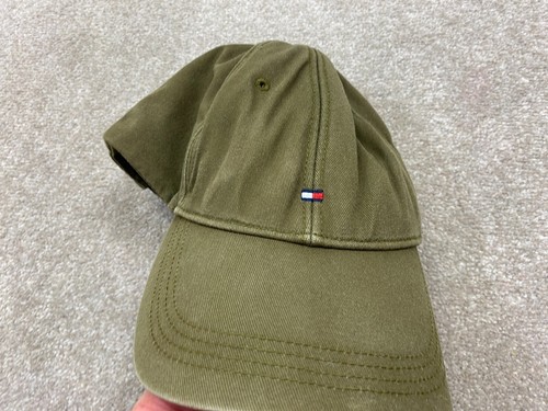 Tommy Hilfiger Baseball Cap Embroidered Logo Adult Adjustable One Size Green - Picture 17 of 17