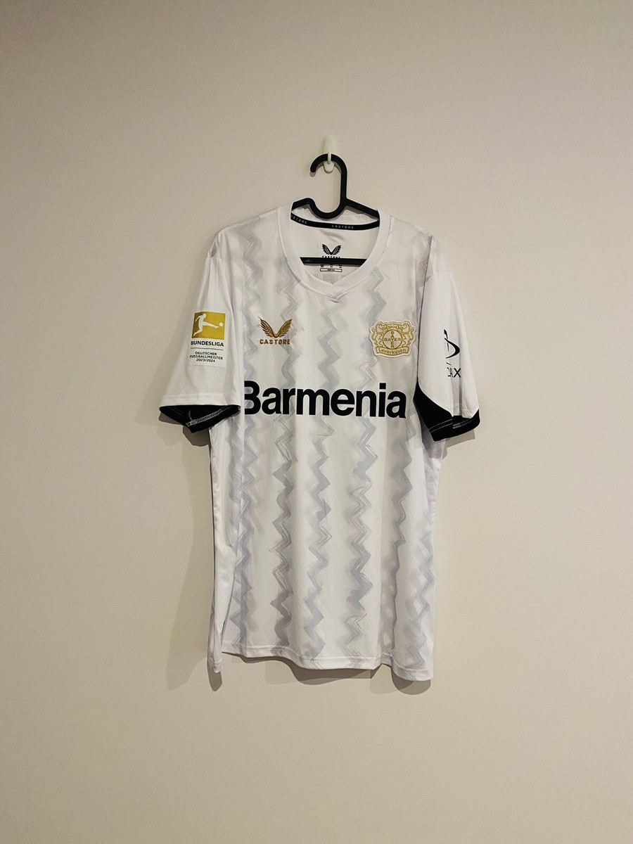 Castore Bayer 04 Grimaldo 20 ユニフォーム Bayer 04 Leverkusen Away Shirt Jersey 24/25 No.20 Grimaldo XL
