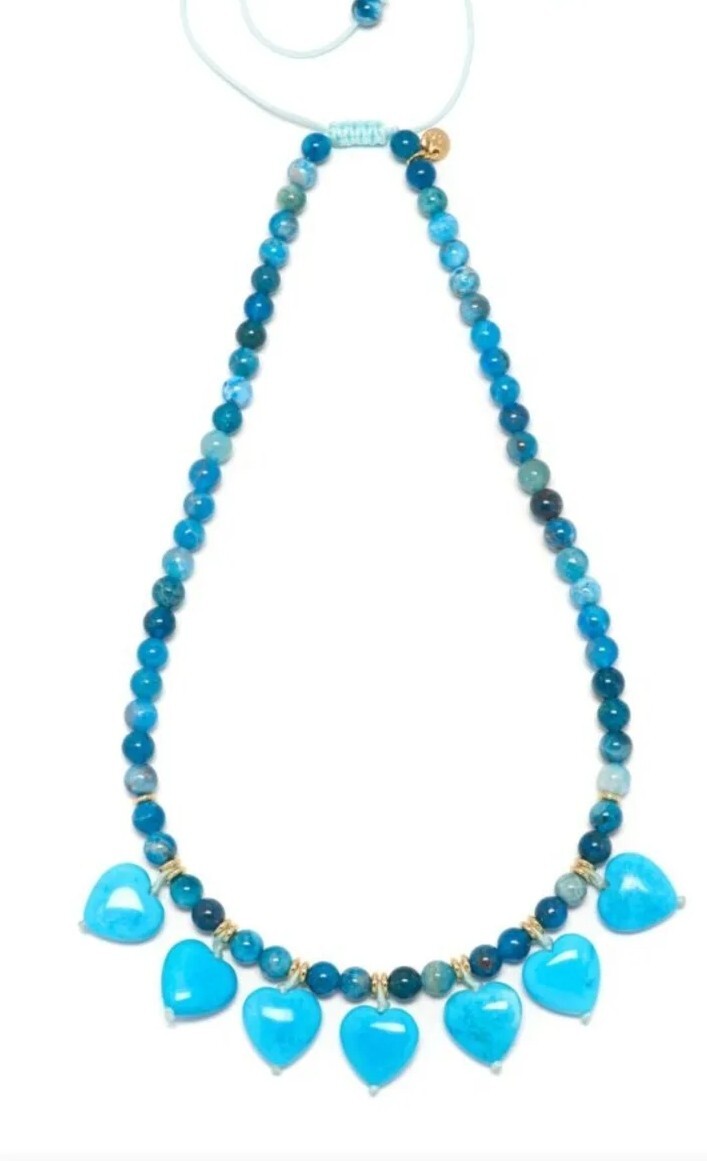 Turquoise Necklace Lola Rose Black Necklace Heliocentric Opal