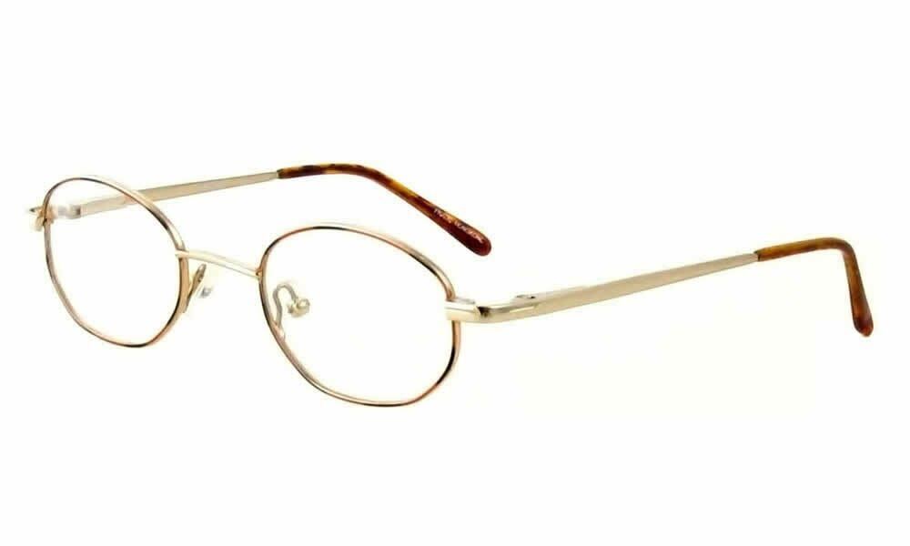 Calabria FlexPlus 67 Gold Amber Designer Multi-Focus Blue Light Glasses /Power