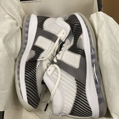 Used Nike LeBron Icon QS x John Elliott White 2018 Black White Size 11
