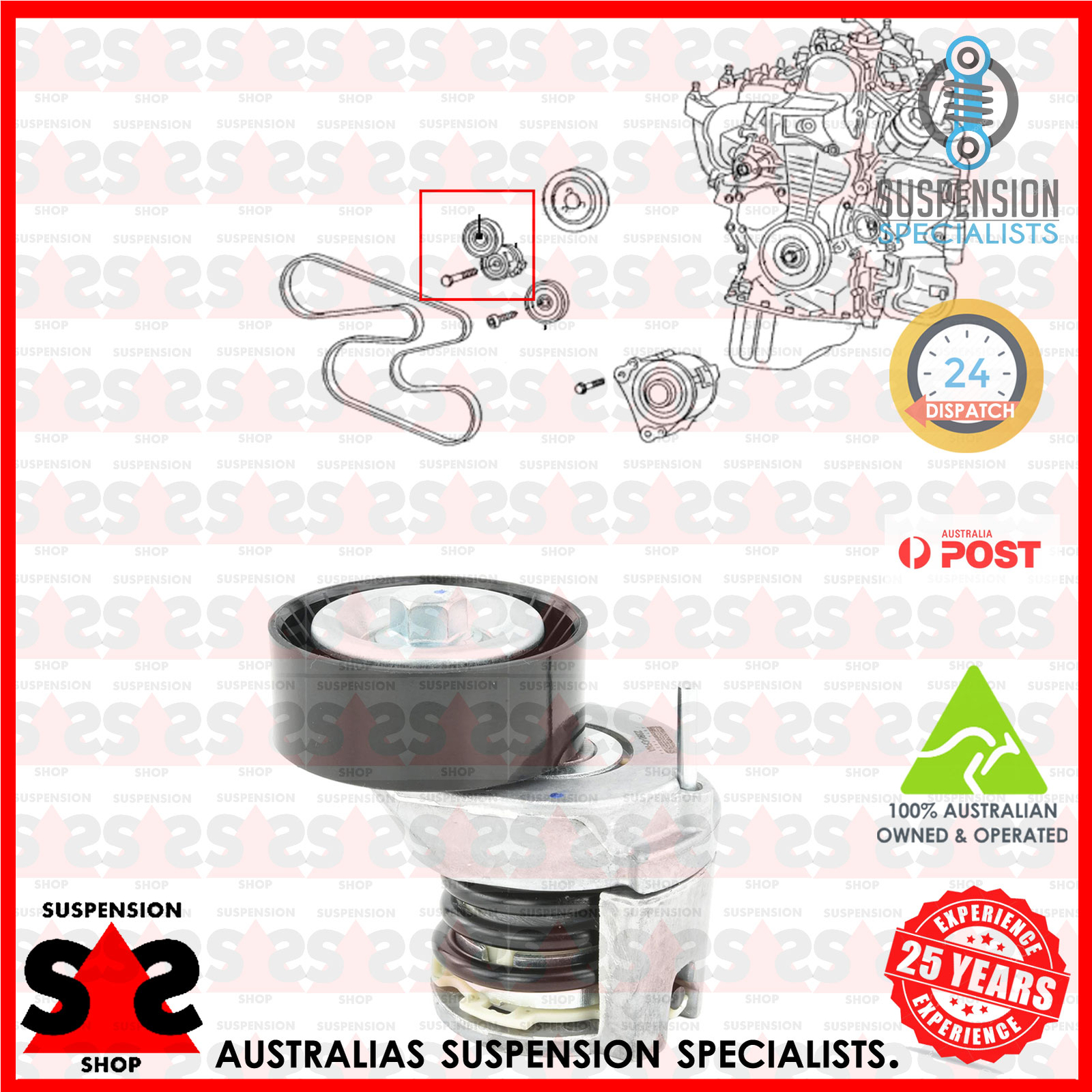 Belt Tensioner, VRibbed Belt Suit VW Jetta Iii (1K2) 1.6 JETTA III (1K2) eBay