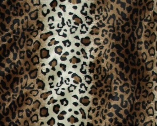 Leopard Print Curtains (2 panels) 62" Long - Picture 2 of 3