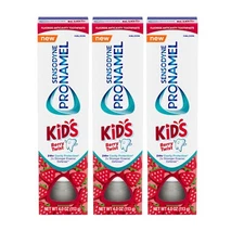 Sensodyne Pronamel Kids Fluoride Anticavity  Toothpastes 4 oz. (Lot of 3)
