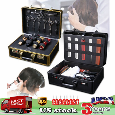 Portable Hair Cutting Tools Organizer Box Barber Salon Stylist