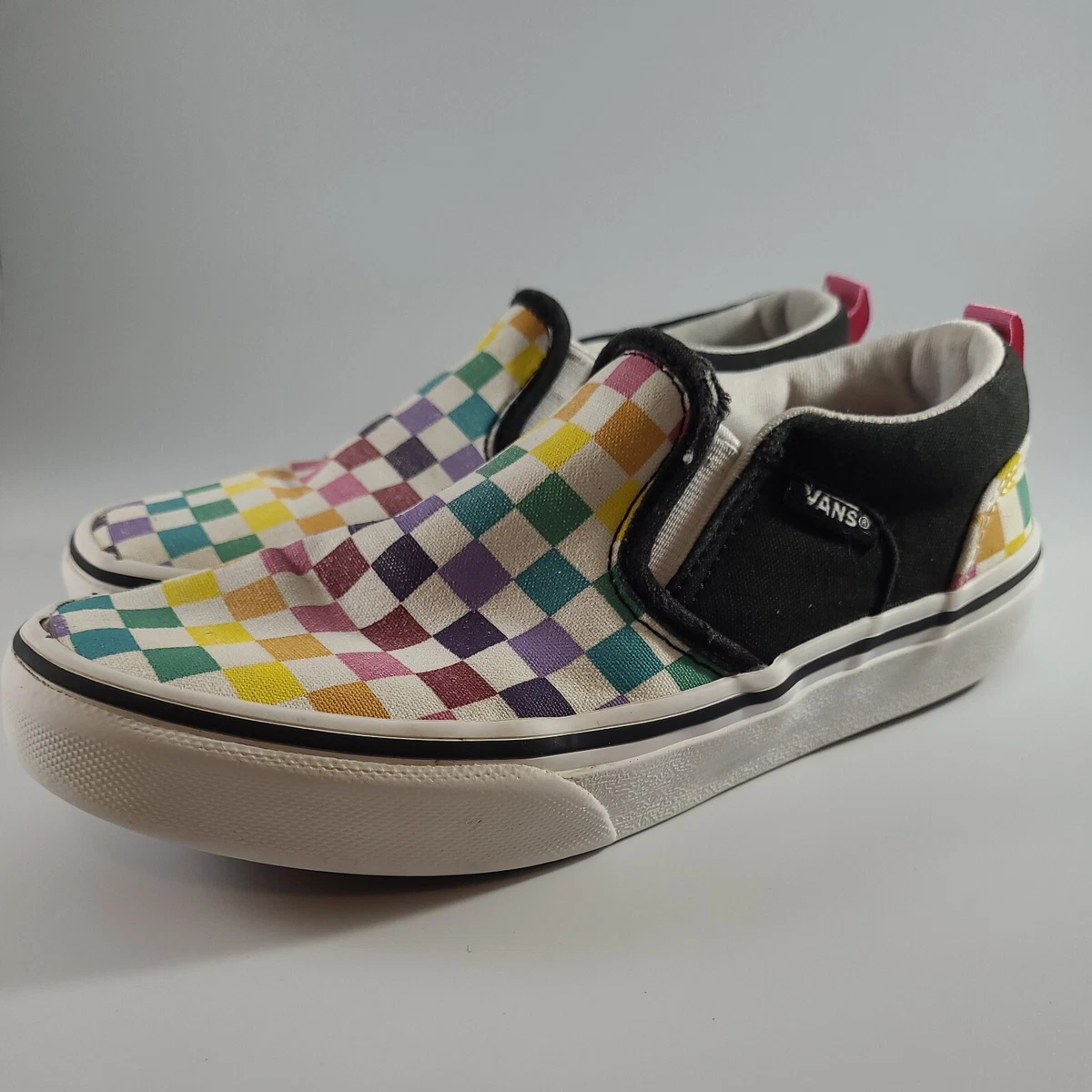 Girls vans checker sale
