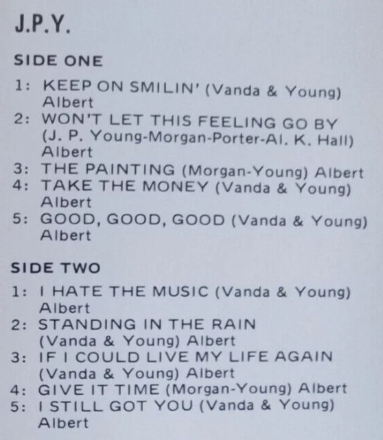 John Paul Young J.P.Y Cassette Tape Vanda  Albert EMI 1976 I Hate the Music - Image 4 of 4