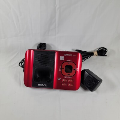 VTech CS6529-26 Digital Answering System - Red Base Unit Replacement-Only