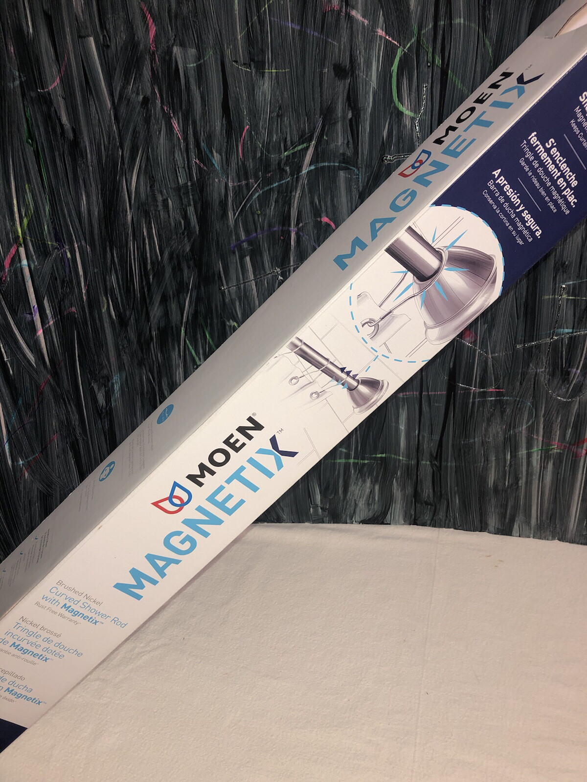 Moen Curved Shower Rod eBay