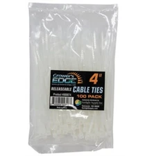 Grower's Edge Cable Ties 4" / 100pcs / 800074 reusable ziptie