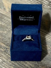 Zales Enchanted Disney Villain Maleficent Ring No Main Stone 10k Rose Gold *READ