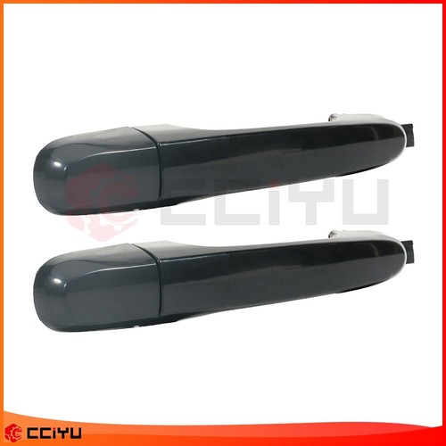 Exterior Door Handle Replacement For Toyota FJ Cruiser 2007-2014 - 2-Pack Black ABS Handles (OE 69210-0C010)