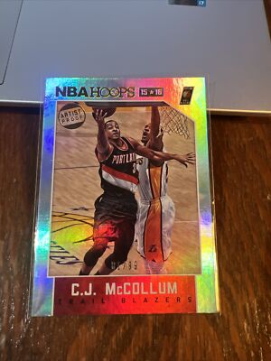 C.J. McCollum 2015-16 Panini NBA Hoops Artist Proof #67 /99 Blazers Hornets