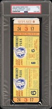 1959 WORLD SERIES GAME 6 FULL TICKET KOUFAX & DODGERS TITLE #2🏆1ST IN LA PSA 3