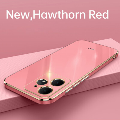 For Realme Neo 7 SE 5G, Candy Color Plating Frame Soft Rubber Back Case Cover
